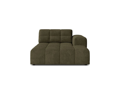 Jennifer — Chaise Longue (108x167x78 cm) Green (Eden 12 Olive) Right