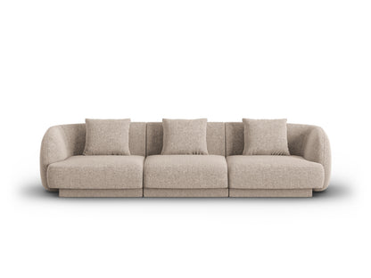 Tulum — Sofa Beige (Haga 30) Black Plastic