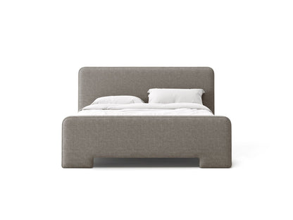 Eda — Bed (191x216x100 cm) Warm grey (Bjorn 34)