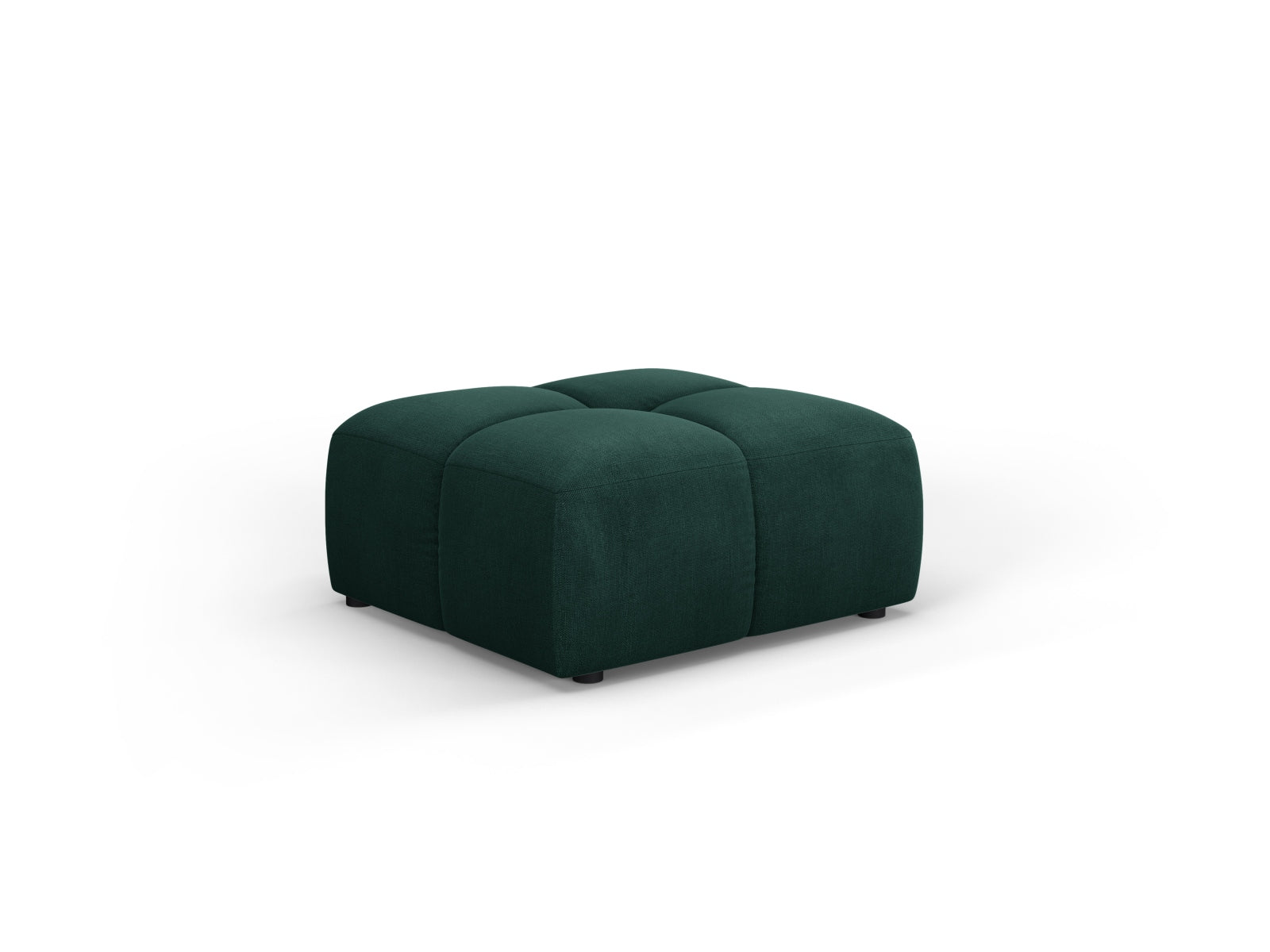 Moritz — Pouf Bottle Green (Rebel 16) Must plastik