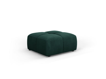 Moritz — Pouf Bottle Green (Rebel 16) Black Plastic