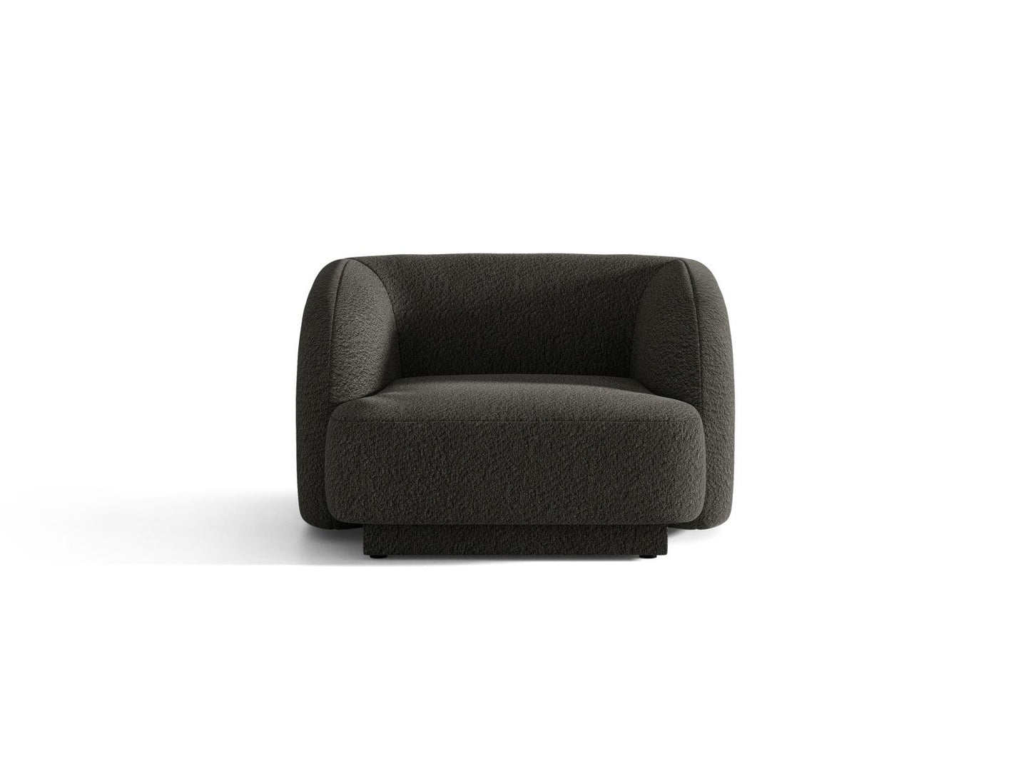 Miley — Armchair Brown (Baloo 2081) Black Plastic