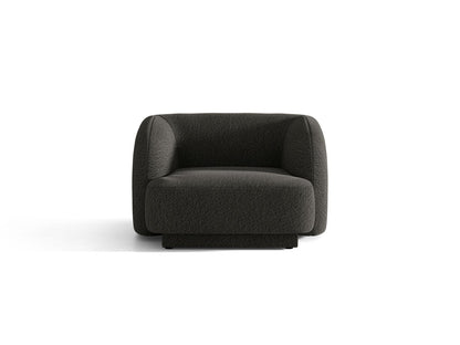 Miley — Armchair Brown (Baloo 2081) Black Plastic