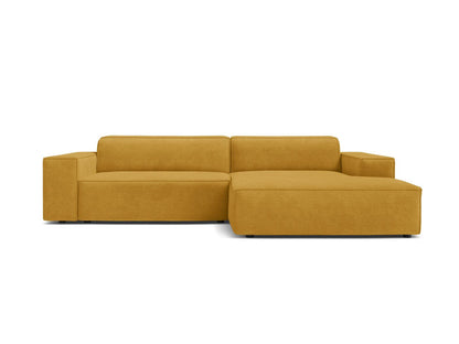 Jodie — Corner Sofa (224x162x77 cm) Yellow (Liberty 11) Right