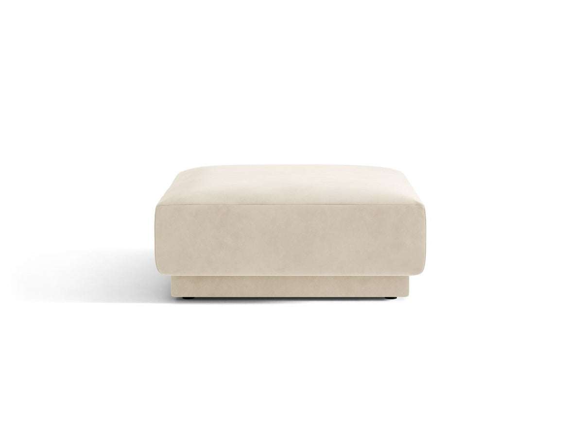 Miley — Pouf Light Beige (Venus 2927) Black Plastic