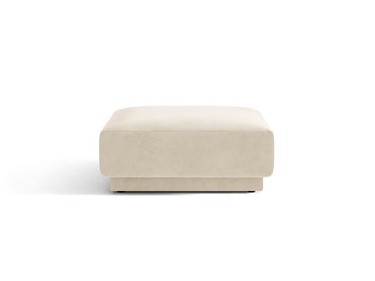Miley — Pouf Light Beige (Venus 2927) Black Plastic