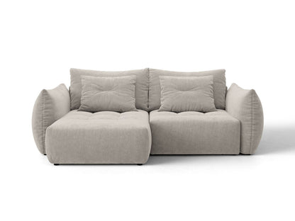 Bloom — Sofa (250x152x87 cm) Light Grey (Wind 84) Left