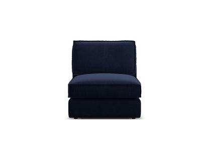 Pola — Modular Sofa Royal Blue (Salvador 5) Black Plastic
