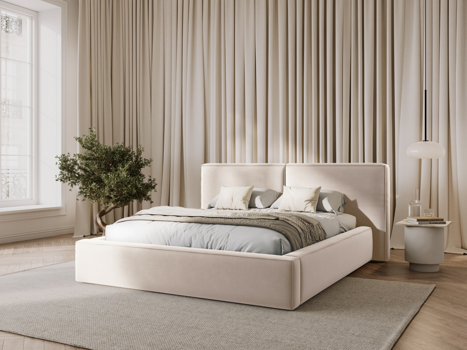 Arendal — Bed (228x214x97.5 cm)
