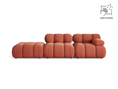 Bellis — Sofa (282x94x70 cm) Coral (Venus 2933) Left