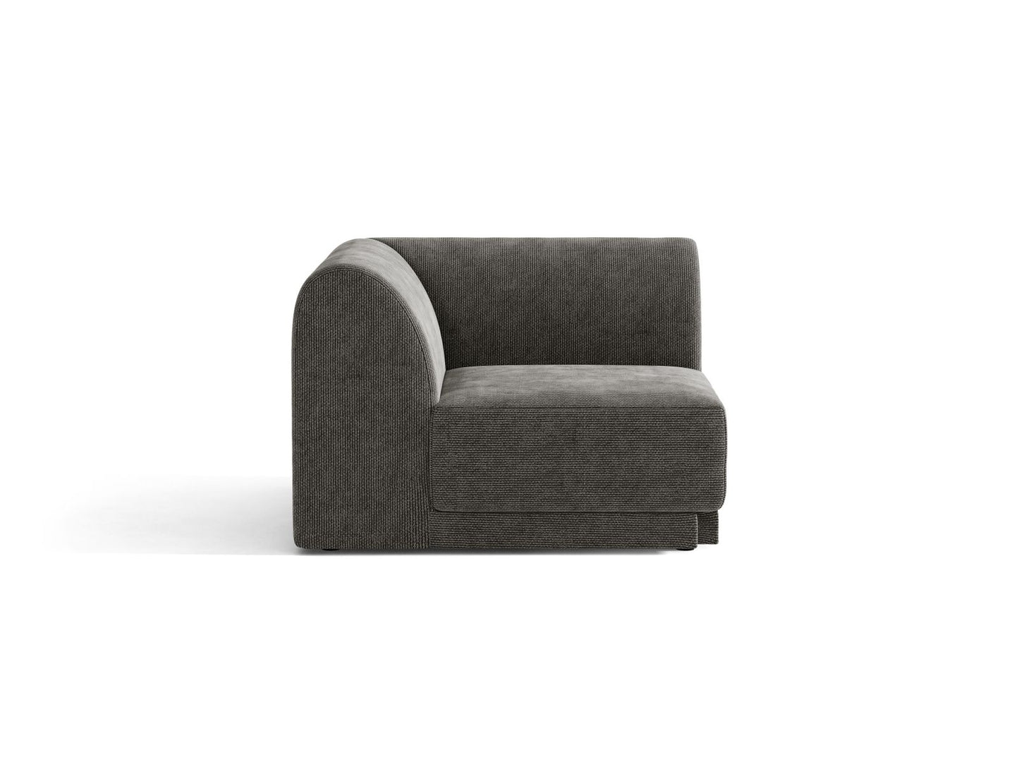 Miley — Modular Sofa Grey (Haga 16) Black Plastic Unknown