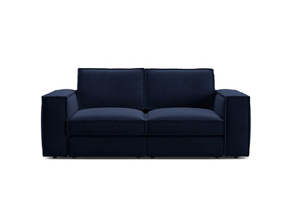Pola — Sofa Royal Blue (Salvador 5) Black Plastic