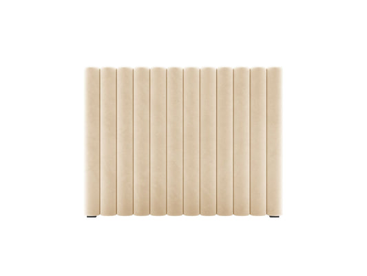 Mistero — Headboard Nude (Paris Beige) Black Plastic