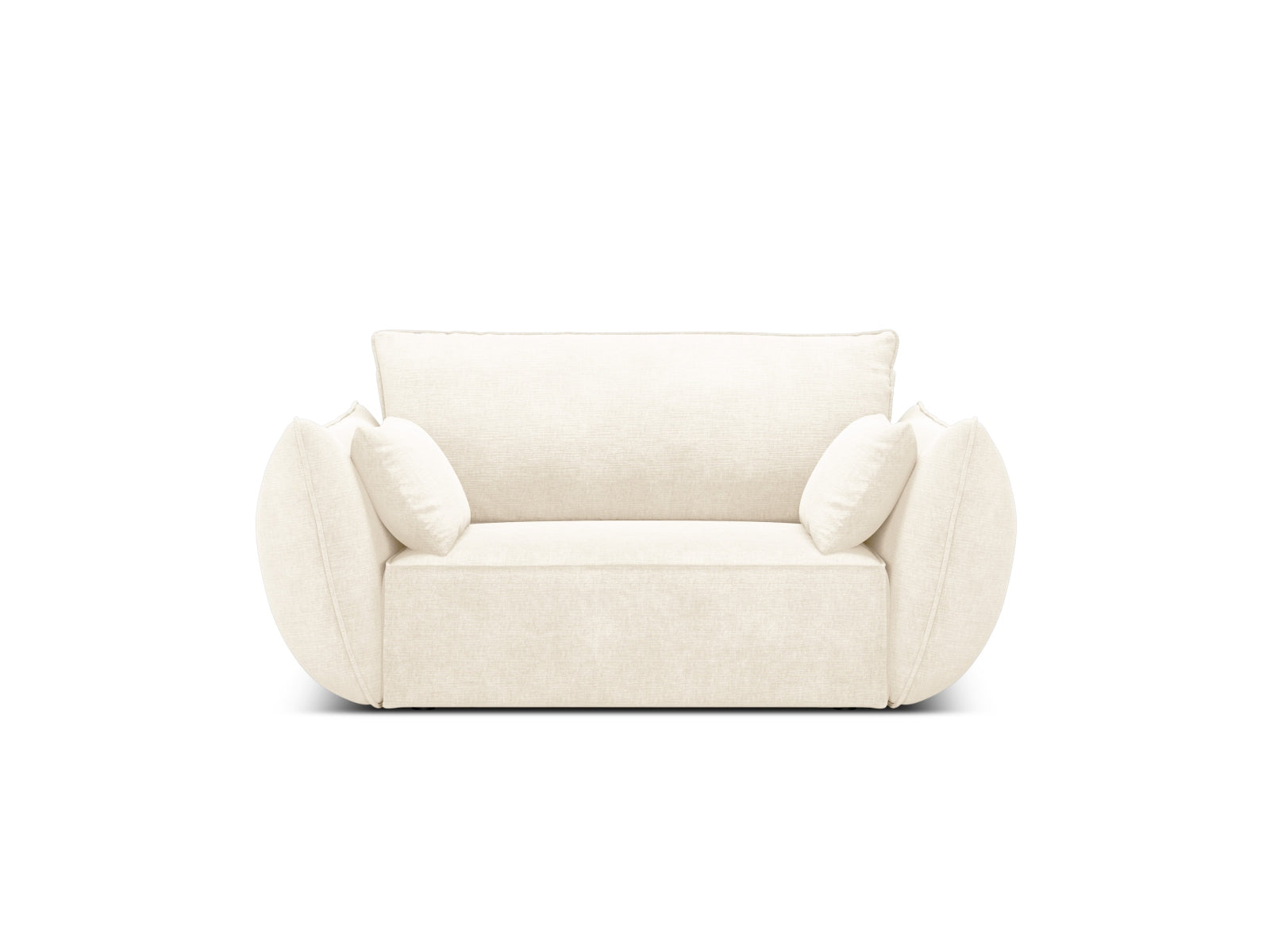 Kaelle — Armchair Light Beige (Over The Horizon 03) Black Plastic
