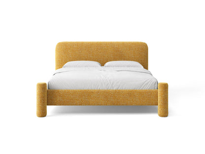 Vera — Bed (164x223x100 cm) Mustard (SILENCIO 53)