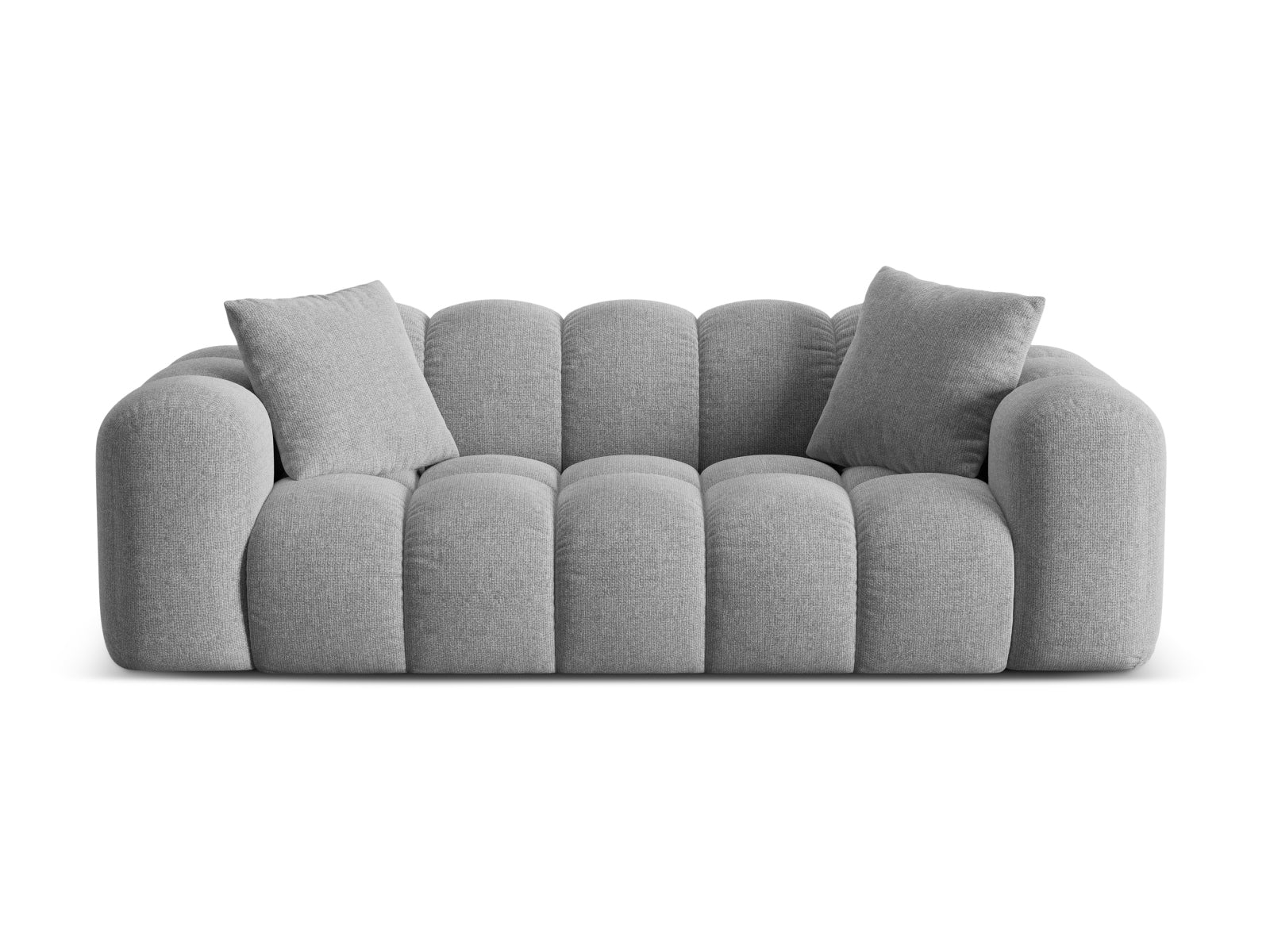 Treno — diivan helehall (Eden 18 Grey) must plastik