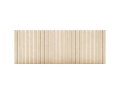 Mistero — Headboard Nude (Paris Beige) Black Plastic