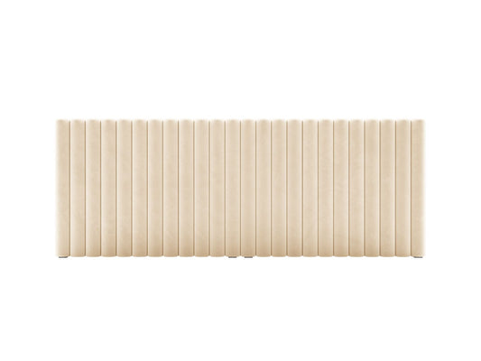 Mistero — Headboard Nude (Paris Beige) Black Plastic