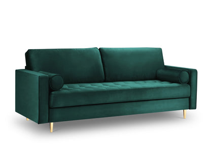 Aspen — Sofa Petrol (Salvador 6) Gold Metal