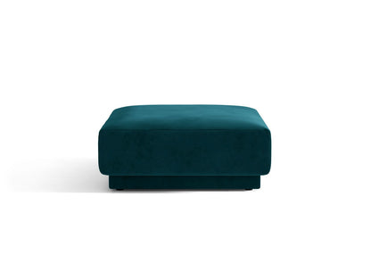 Miley — Pouf Deep Petrol (Venus 2911) Black Plastic