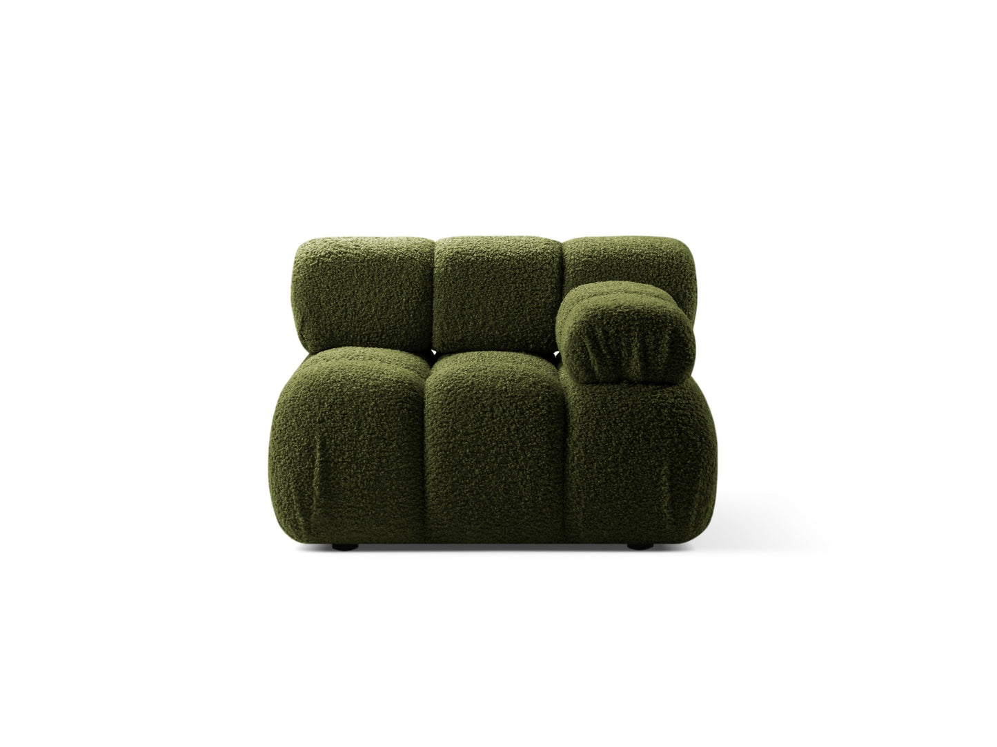 Bellis — Modular Sofa (94x94x70 cm) Green (Rolf 14) Right