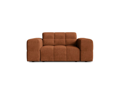 Jennifer — Armchair Brick (Eden 10 Terra) Black Plastic
