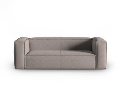 Mackay — Sofa Cappuccino (Bubble 4) Black Plastic