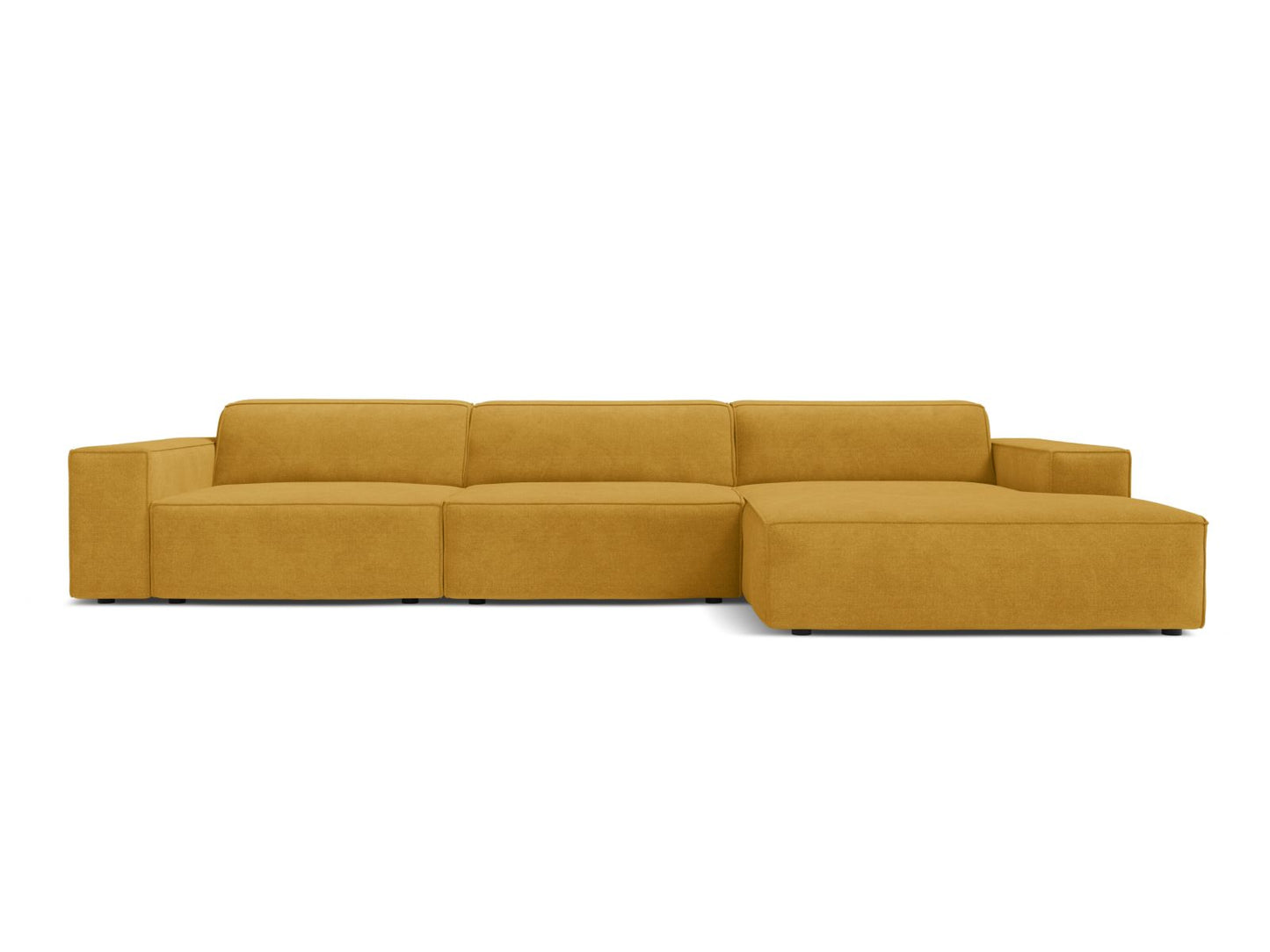 Jodie — Corner Sofa (284x162x77 cm) Yellow (Liberty 11) Right