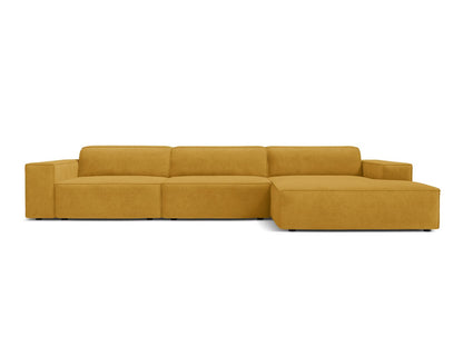 Jodie — Corner Sofa (284x162x77 cm) Yellow (Liberty 11) Right