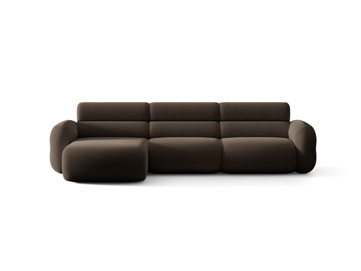 Neo — Corner Sofa (305x165x83 cm) Brown (Baloo 2081) Left
