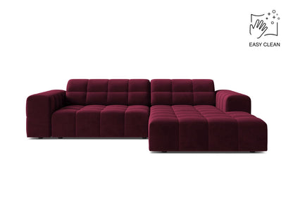 Jennifer — Corner Sofa (234x167x78 cm) Burgundy (Venus 2932) Right
