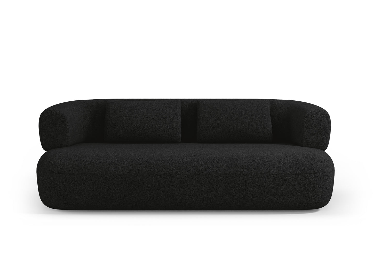 Jenny — Sofa Black (Now or Never 100) Black Plastic