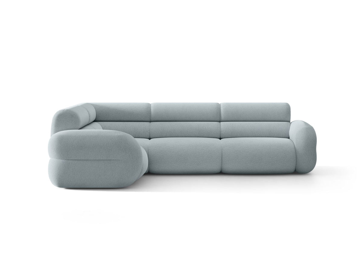 Neo — Corner Sofa (295x210x83 cm) Light Blue (Baloo 2086)