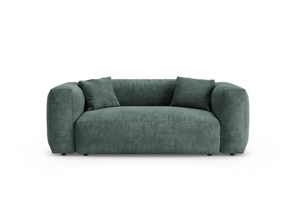 Martina — Sofa Petrol (Vogue 12) Black Plastic