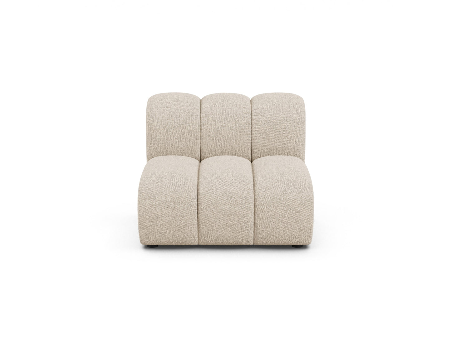 Lupine — Modular Sofa Beige (Baloo 2074) Black Plastic