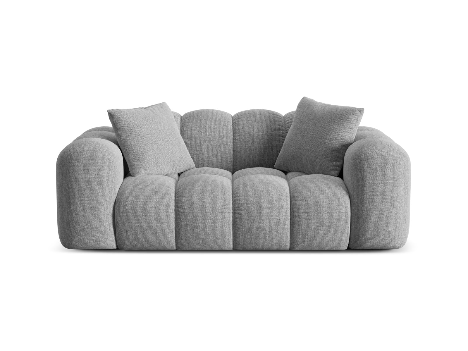 Treno — diivan helehall (Eden 18 Grey) must plastik