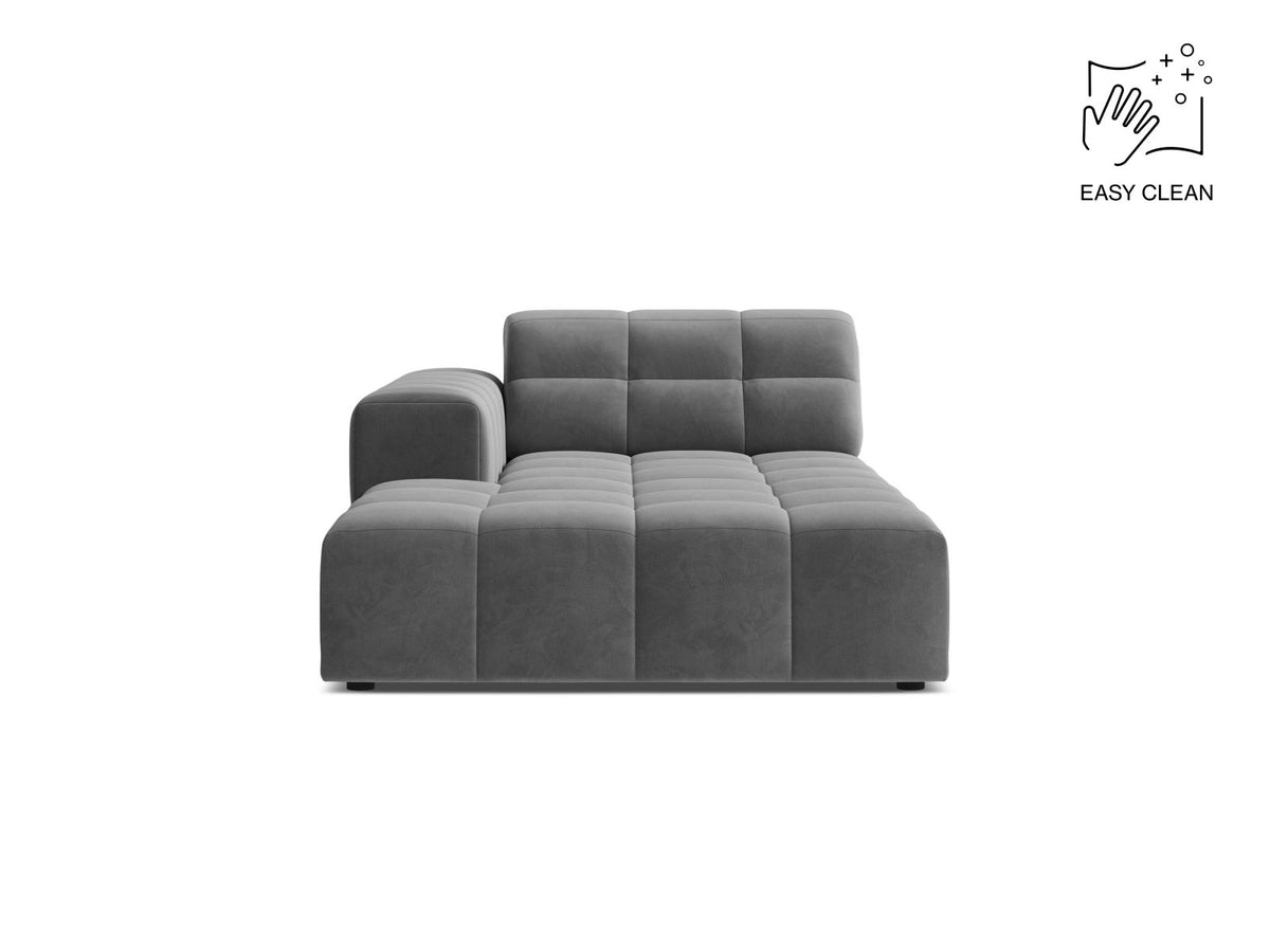 Jennifer — Chaise Longue (108x167x78 cm) Light Grey (Venus 2929) Left