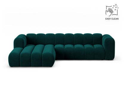 Lupine — Corner Sofa Deep Petrol (Venus 2911) Black Plastic