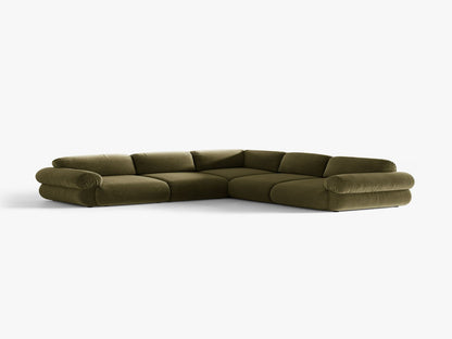 Ophelia — Corner Sofa (289x289x84 cm) Green (Salvador 8)