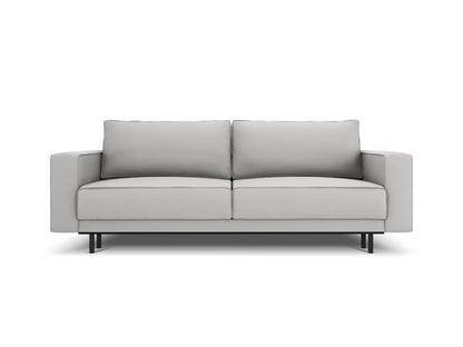 Caro — Sofa Light Grey (Megan 363) Black Beech Wood