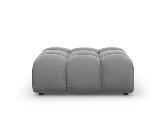 Sky — Pouf Light Grey (Casino Ash) Black Plastic