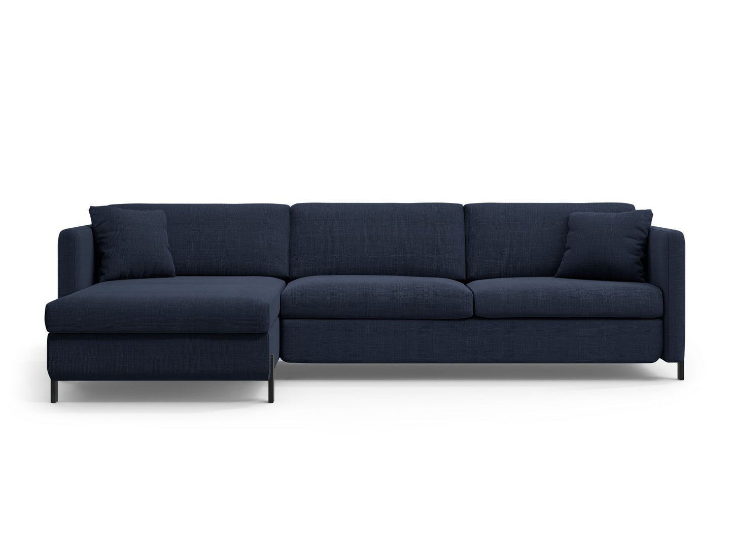 Gloria — Corner Sofa (266x170x88 cm) Blue (Bjorn 86) Left