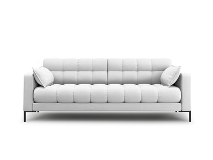 Mamaia — Sofa Light Grey (Neve 80) Black Metal
