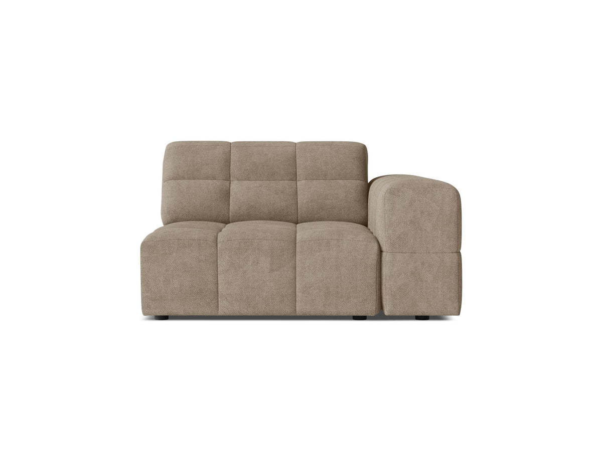 Jennifer — Modular Sofa (106x102x78 cm) Dark Beige (Eden 4 Beige) Right
