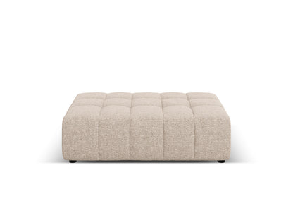 Chicago — Pouf Beige (Haga 30) Black Plastic