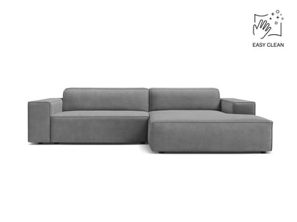 Jodie — Corner Sofa (224x162x77 cm) Light Grey (Venus 2929) Right