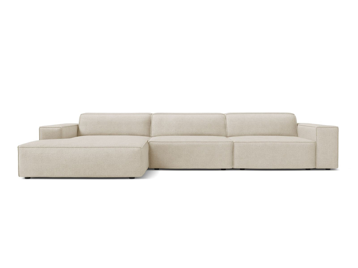 Jodie — Corner Sofa (284x162x77 cm) Beige (Baloo 2074) Left