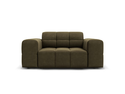 Chicago — Armchair Green (Bluvel 77) Black Plastic