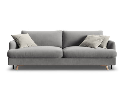 Naomi — Sofa Grey (Salvador 17) Black Metal