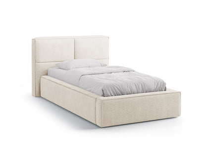 Darren — Bed Light Beige (LEGEND 2) Black Plastic